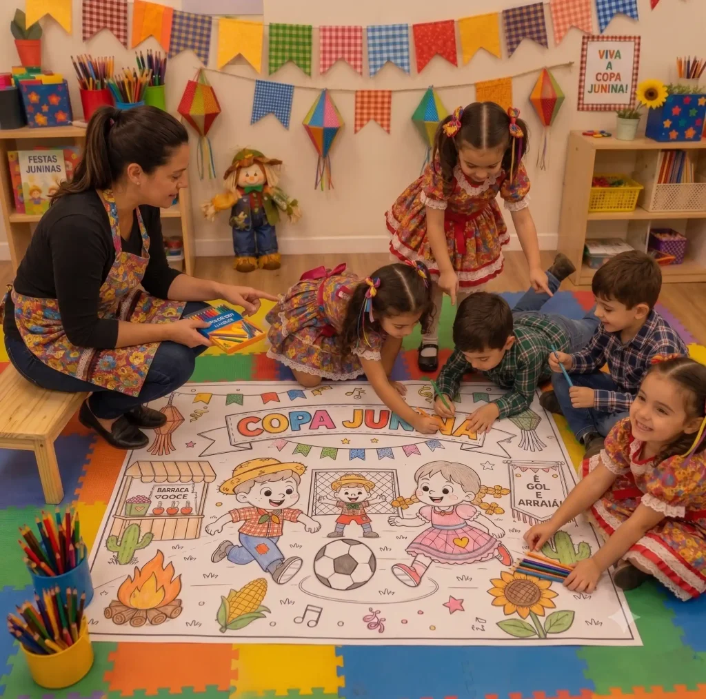 Como as atividades juninas estimulam criatividade e aprendizagem nas crianças
